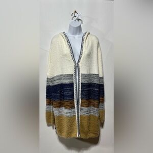 FATE Long Sleeve Super  Cardigan Sweater With Hood Women's‎ Size XXL NWT